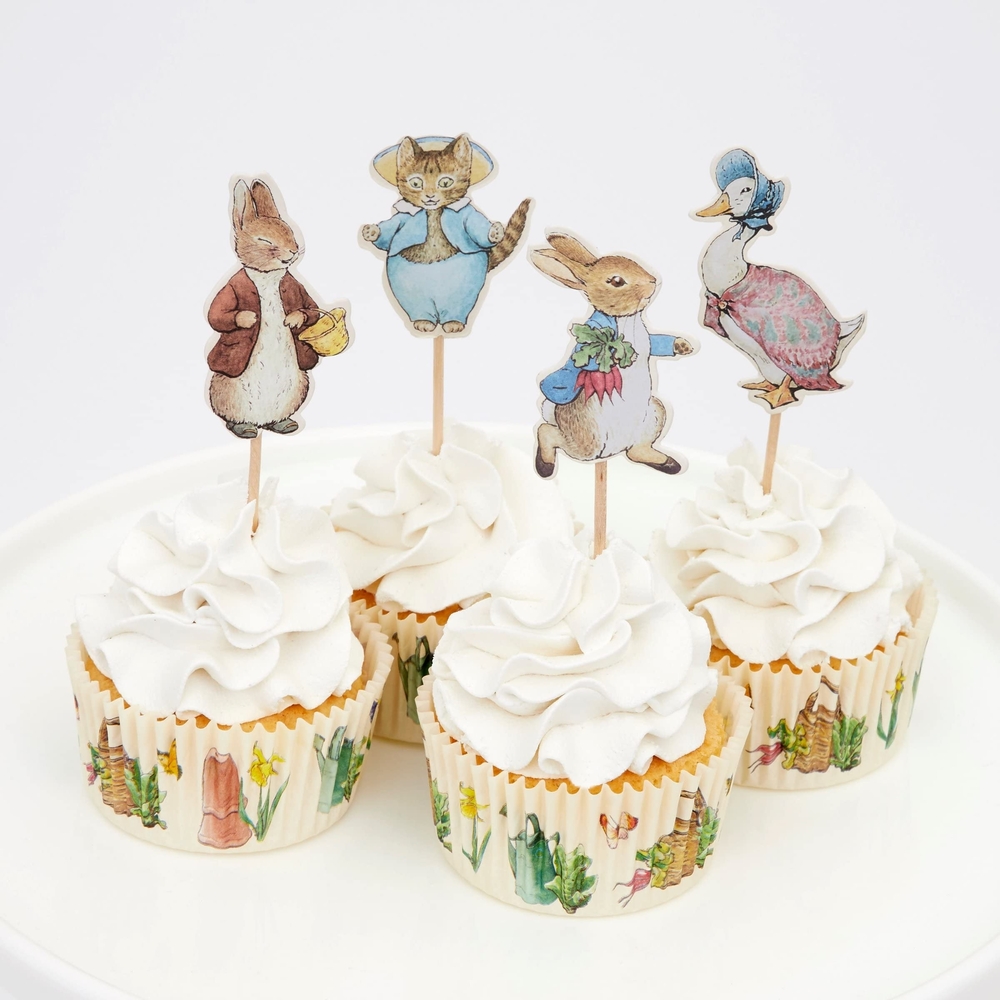 Meri Meri Peter Rabit And Friends Cupcake Toppers